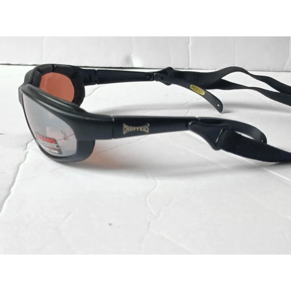 CHOPPERS Sunglasses Wind Resistant Padded Motorcycle Biker Cycling Glasses